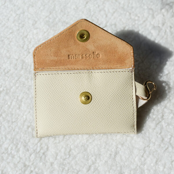 Pochette Carte, double compartiment- Marron – Image 2