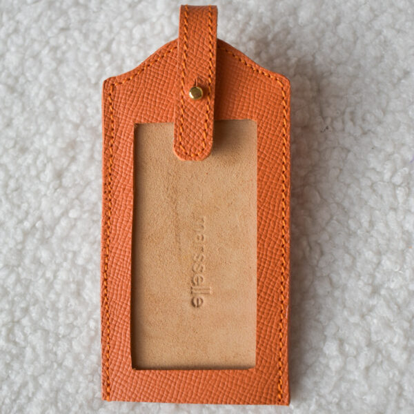 Porte étiquette bagage - Orange