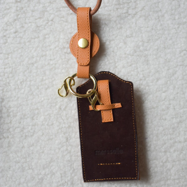 Porte carte, double compartiment- Crème – Image 5