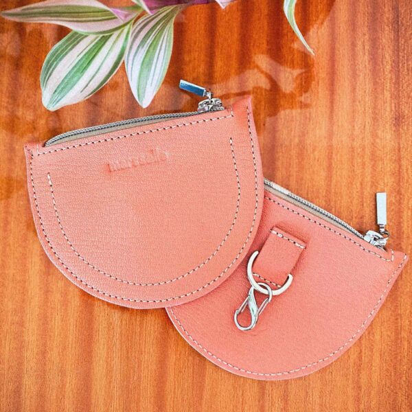 Porte monnaie / Pochette - Billie - Pêche – Image 3