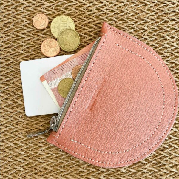Porte monnaie / Pochette - Billie - Pêche – Image 4