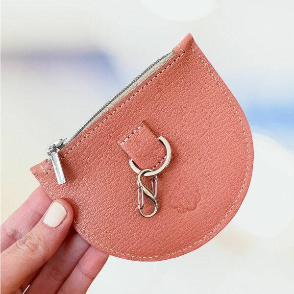 Porte monnaie / Pochette - Billie - Pêche – Image 2