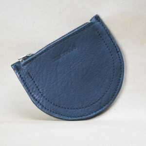 porte monnaie en cuir noir